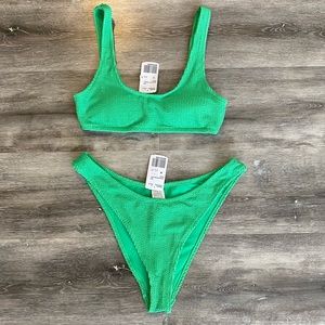 Forever 21 green bikini NWT